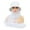 White, variant on ruhuadgb Sun Hat Multifunctional Durable Breathable All Match Soft Daily Wear 2 in 1 Chiffon Bucket Hat Scarf Set for