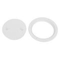 thumbnail image 3 of Unique Bargains 6inch White Circular Non Slip ABS Inspection Hatch Deck with Detachable Cover, 3 of 8