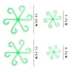 thumbnail image 2 of Clips de soporte para plantas (paquete de 4): abrazaderas de fijación para plantas trepadoras y marcos plegables para flores en 4 tamaños para un crecimiento estable en exteriores e interiores., 2 of 2