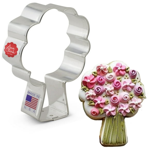 Ann Clark Apple Tree / Bouquet Cookie Cutter 3.5", Made in USA