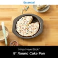 thumbnail image 2 of Ninja NeverStick Essential 9" Aluminized Steel Round Cake Pan, B10309, 2 of 8