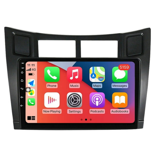 RoverOne Car Stereo GPS Navigation CarPlay Android Auto Touch Screen for Toyota Yaris 2 XP90 2005 - 2012