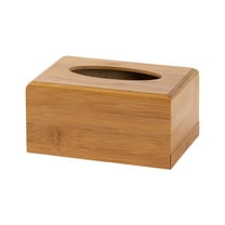 Gnwei Tissue Box Cover,Acacia Wood Tissue Box Cover Rectangle,Wooden Decorative Cube Facial Tissue Holder/Organizer/Dispenser for Bathroom,Office Desk & Bedroom Decor