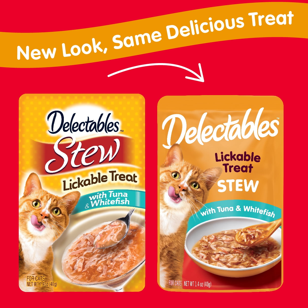 Delectables Stew Tuna & Whitefish Wet Cat Treat 1.4oz, 12 pack