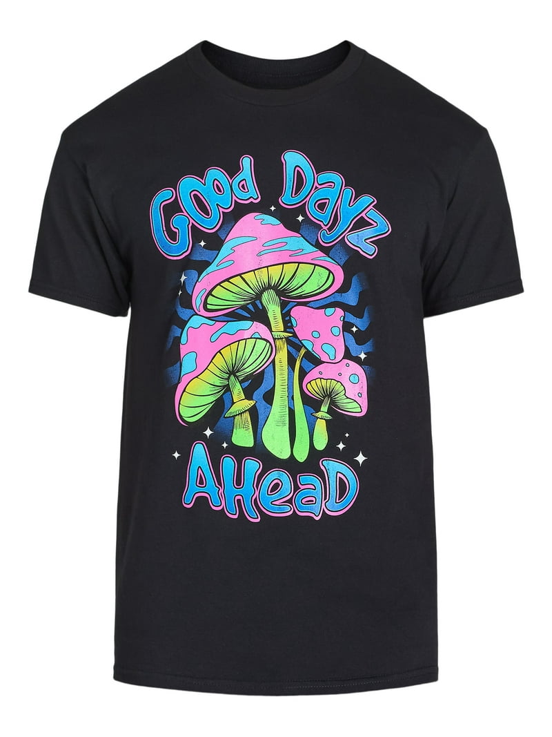 Humor Men's and Big Men's Good Dayz Ahead Graphic Tee with Short