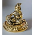 thumbnail image 1 of brass Laddu Gopal Ji Idol Bal Krishna Murti for Home Temple & Janmashtami Pooja Accessory & Spiritual Gift, 1 of 2