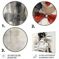 thumbnail image 3 of Designart "Stylish Timeless Glamour Portrait I" Fashion Metal Art Living Room, 3 of 5