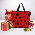 thumbnail image 6 of Vsdgher Ladybug Pattern print Tote Bag for Women Shoulder Bag with Zipper Large Shoulder Bag Handle Handbag Portable Washable for Travel, Work, 6 of 8