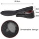thumbnail image 2 of Plantilla elevada, inserto de talón con cojín de aire ortogonal ajustable de tres capas de 3 cm, 5 cm y 7 cm, adecuado para hombres y mujeres, 2 of 4