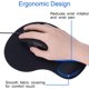 thumbnail image 2 of Alfombrilla de Ratón Ergonómica con Soporte de Gel Refrescante Base Antideslizante PU Tela Lycra Lavable para Oficina y Gaming, 2 of 5