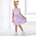 thumbnail image 7 of Girls Dress Scales Sleeveless Dress for Girls Hem A-Line Casual Sundress, 7 of 7