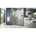 thumbnail image 3 of DreamLine Elegance Plus 58-58 3/4 in. W x 72 in. H Frameless Pivot Shower Door in Oil Rubbed Bronze, 3 of 7