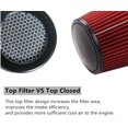 thumbnail image 2 of 76mm 3 inch High Flow Round Tapered Cone Air Intake Top Filter Design Air Intake Cone Filter 163mm tall, 2 of 8
