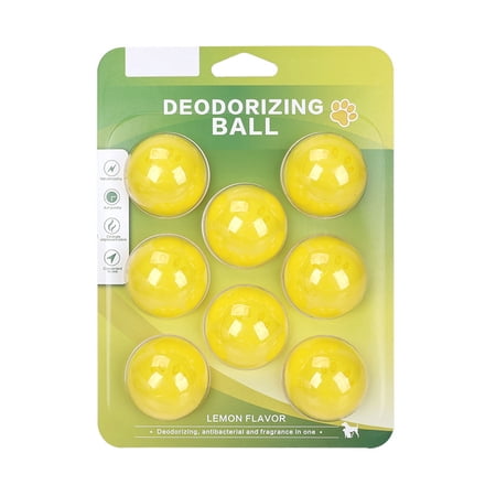 8 Pack Natural Fruit Fragrance Balls Long Lasting Odor Neutralizer for Bedroom Kitchen Home Apartment Litter Box Wardrobe Air Freshener
