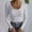 ^Grey, variant on Pxiakgy Hot Sale!! Women's Scoop Neck Casual Ribbed T Shirt Long Sleeve Stretch Slim Fitted Basic Shirts Womens Neck Casual Ribbed T Shirt Long Sleeve Stretch Slim Basic Shirts Black L