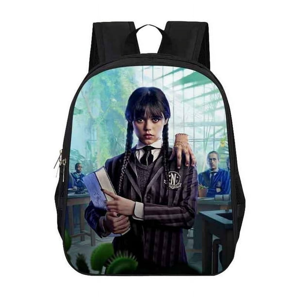 Wednesday Backpack For Kids,Preschool Kindergarten Bookbag Cute Lightweight Kids Backpack For Boys Girls Elementary Kindergarten Preschool School Bag