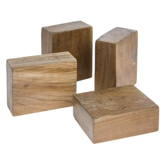 HUBERT® Reclaimed Wood Riser Support-2"L x 4"W x 5"H
