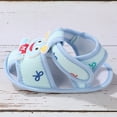 thumbnail image 7 of Girls' Boys' Soft Sole Walkers Cartoon Ant Princess Shoes Blue 9 Months-12 Months, 7 of 7