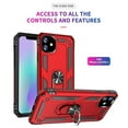 thumbnail image 4 of iPhone 11 Case 6.1" 2019, Allytech Rugged Silicone with Kickstand Dual Layer Hybrid Heavy Duty Shockproof Protection Wireless Charging Bumper Defender Back Cover Case for Apple iPhone 11 6.1",Black, 4 of 10