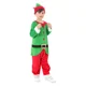 thumbnail image 5 of Mono unisex para niños con forma de galleta de jengibre, elfo ayudante de Papá Noel, disfraz de muñeco de nieve rojo de Papá Noel, traje de Año Nuevo 2024, 5 of 5