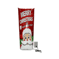 thumbnail image 3 of Pump up Your Greetings! 24in Holiday Pop-up greeting card balloon - USB Powered, Santa Clause, 3 of 5