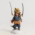 thumbnail image 2 of Figura de colección de Anime Demon Slayer, Kamado Nezuko, Hashibira Inosuke, COS, juguete de regalo de mantequilla de PVC zhangmengya LED, 2 of 2