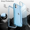 thumbnail image 5 of JETech Glitter Case for iPhone 11, 6.1-Inch, Bling Sparkle Shockproof Phone Bumper Cover, Cute Sparkly for Women and Girls (Blue), 5 of 7