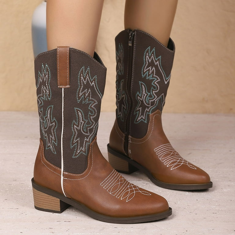 black dress with brown cowgirl boots Freebird Women's Woodland Black Leather main image 0