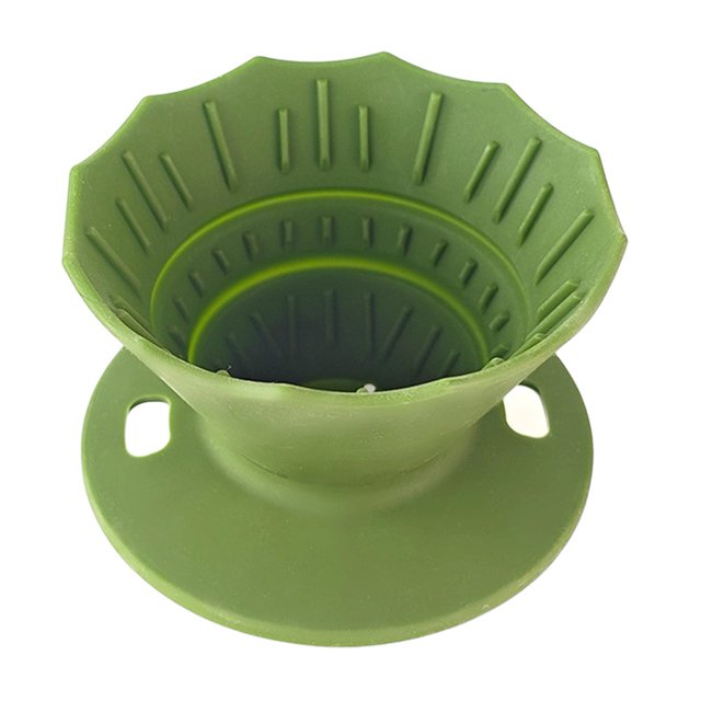 Silicone Dripper with Unique Design Great for Flavorful Coffee Extraction