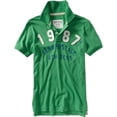 thumbnail image 1 of Polo de Rugby Aeropostale 1987 para hombre verde grande, 1 of 1