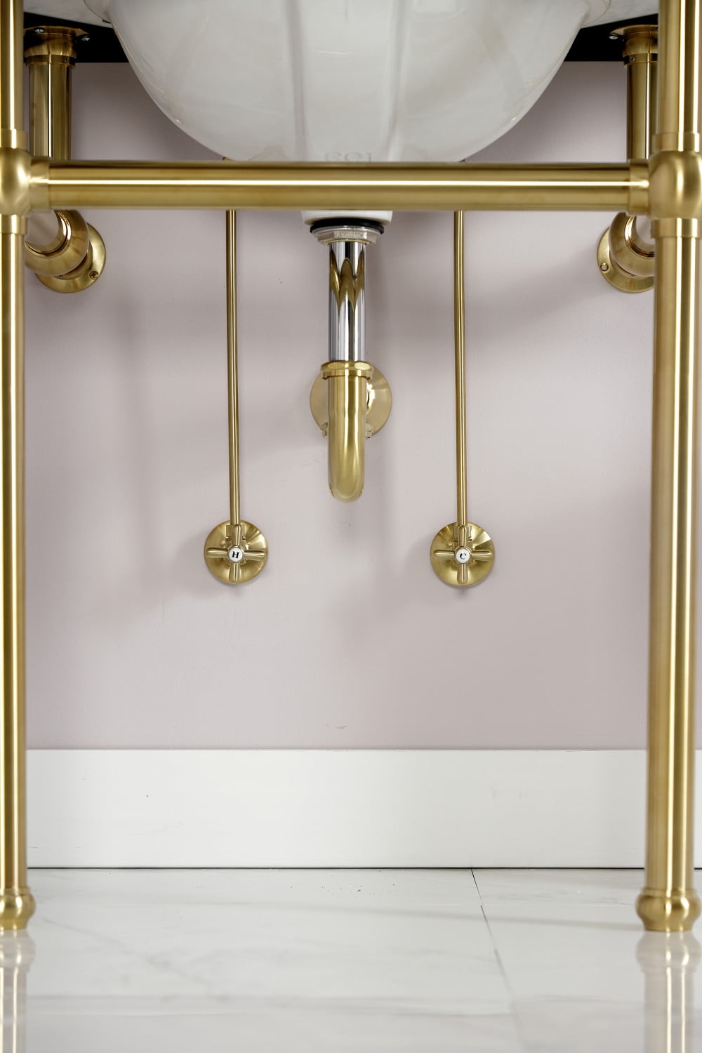 Kingston Brass KB1421AL Vessel Standard Mount Bathroom Faucet, Polish
