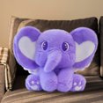 thumbnail image 4 of Elephant Stuffed Animals Soft Plush Toy for Baby Girls Boys,12" Soft Small Stuffed Elephant Huggable Gifts for Birthday, 4 of 5