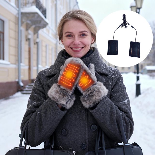 BotaniNest Output USB Heating Pad Fiber Warm Fabric Flexible 5V Thermal Sheet For Hand Warmers And Portable Heating Applications
