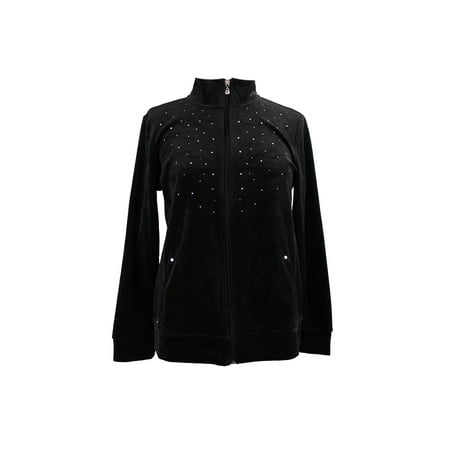 mock turtleneck velour karen zip scott jacket sport dialog displays option button additional opens zoom