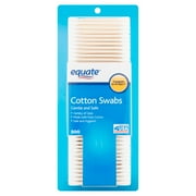 (4 pack) (4 Pack) Equate Cotton Swabs, 500 ct