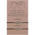 thumbnail image 1 of 2 piezas de pulseras de infinito con corazón de promesa meñique a distancia a juego para mujeres, adolescentes, niñas, niños, mejores amigas, madres, hijas, novios, parejas, novias, regalo de amistad, 1 of 5