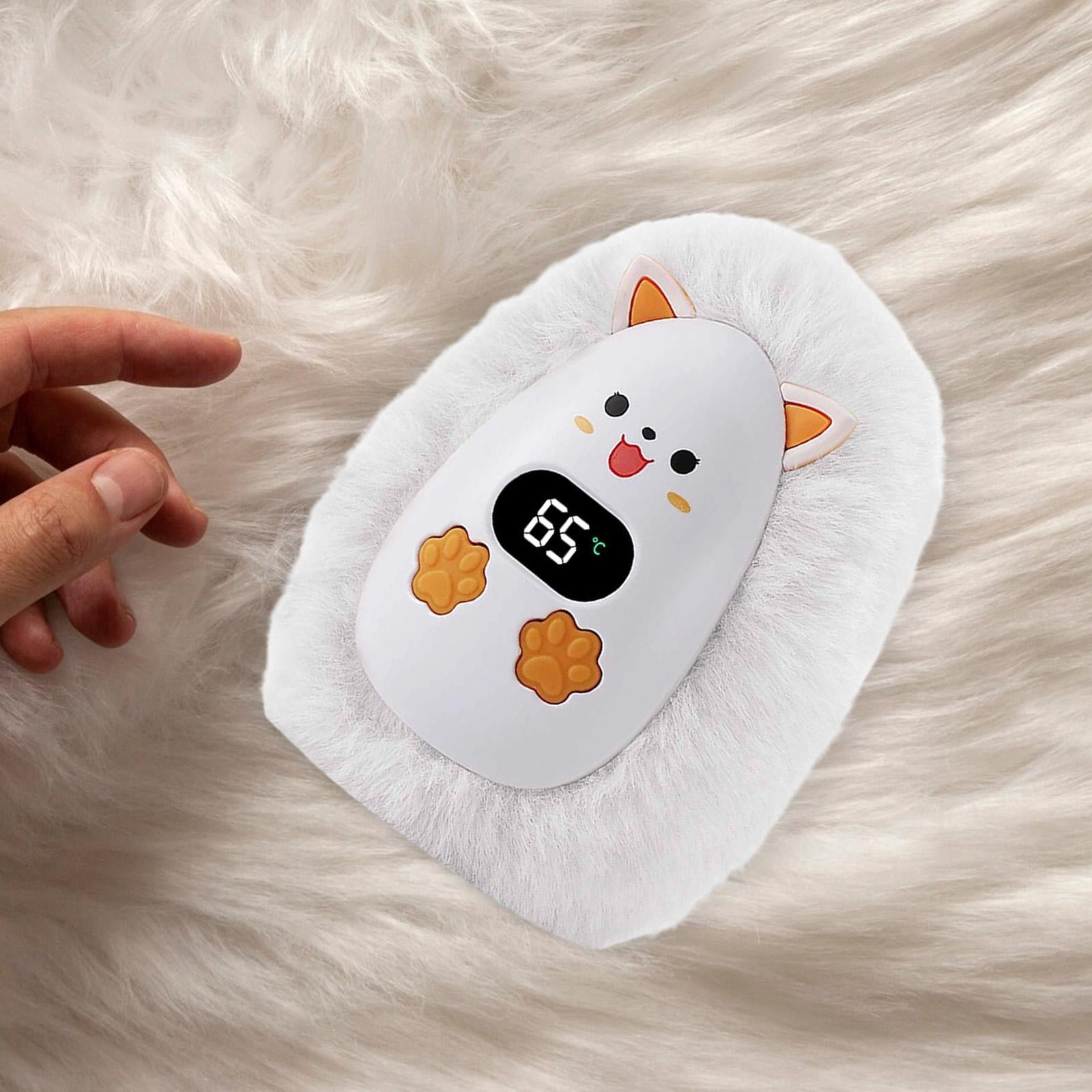 harayaa Electric Hand Warmer Hand Warming Handwarmer USB Rechargeable for Camping Winter White