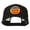 Black, variant on Vote Button Embroidered Mesh Back Cap - Black OSFM