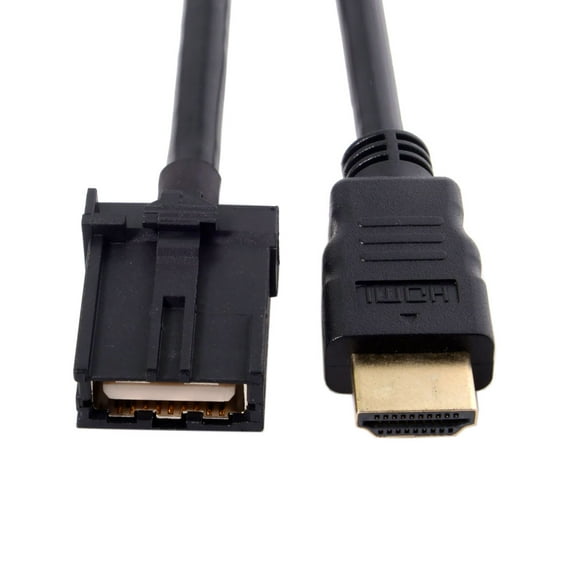 FVH High Speed HDMI 1.4 Type E Male to Type A Male Video Audio Cable 1.5M Automotive Grade for Hyundai H1 Car
