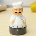 thumbnail image 5 of Mechanical Kitchen Timer with Chef Design, Precise Timing, Audible Alert, Plastic Construction, 5 of 9