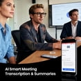 thumbnail image 2 of AI Smart Translation Glasses, 160 Languages Real-Time Translator with Open-Ear Audio, Bluetooth 5.4, 6H Playback, Hands-Free Call, 2 of 9
