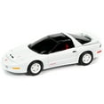 thumbnail image 2 of 1996 Pontiac Firebird Trans Am T/A WS6 Bright White with Black Top and Red Interior "Classic Gold Collection" Limited Edition to 7418 pieces Worldwide 1/64 Diecast Model Car by Johnny Lightning, 2 of 3
