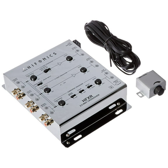 Hifonics HFXR 3-Way Active Crossover With Remote & 8.5 Volt Preamp Output