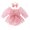 Pink, variant on KAUOD Valentine's Day Baby Girl Tulle Dress New born Baby Girl Valentines Day Clothes Heart Print Mesh Tutu Short Sleeve Romper