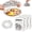 90pcs, variant on 30/60/90Pcs Reusable Aluminum Foil Food Covers, Pop-Up Tin Foil Food Insulation Cover, Adjustable Heat Lid for Kitchen,For Bowls, Pots, Containers