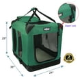 thumbnail image 2 of EliteField 3-Door Folding Soft Dog Crate with Carrying Bag and Fleece Bed (2 Year Warranty), Indoor & Outdoor Pet Home, 2 of 6