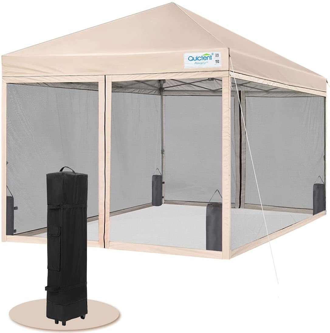 Buy Quictent 8x8 Pop up Canopy Tent with Mosquito Netting Sreen House