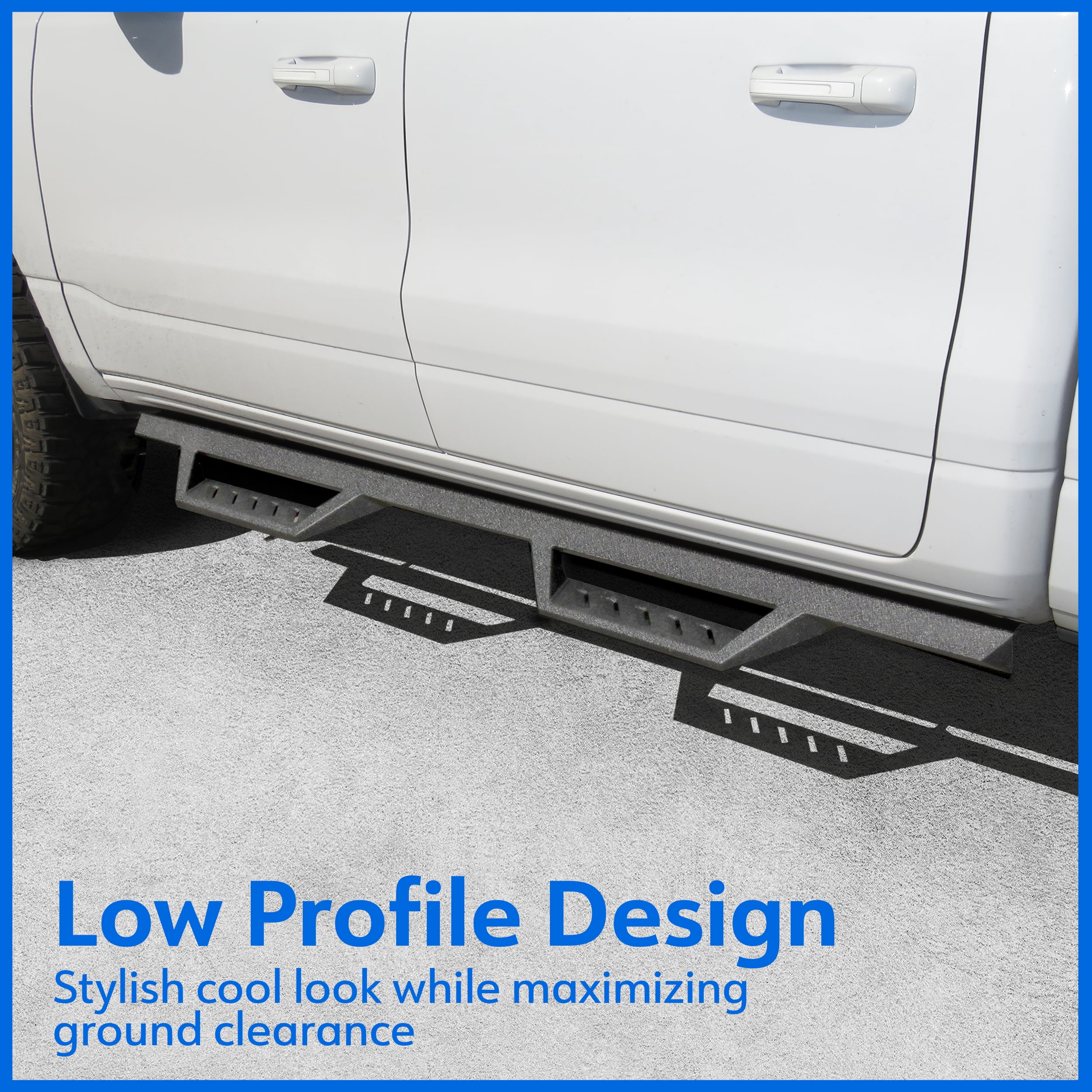 Tyger Auto LanderX Running Board Compatible with 2019-2026 Ram 1500 (Not Fit 19-24 Classic) | Crew Cab | TG-LX3D82358 | Drop Step Side Step Rail Nerf Bars