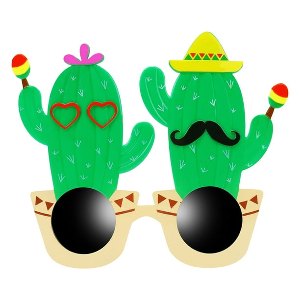 Dulces de sol divertidas divertidas accesorio Cactus Zulema gafas de sol novedosas