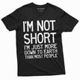 thumbnail image 3 of Funny I Am Not Short Tee Shirt Humor Tee For Him Birthday Gift Tee Shirt (Large Navy Blue), 3 of 5